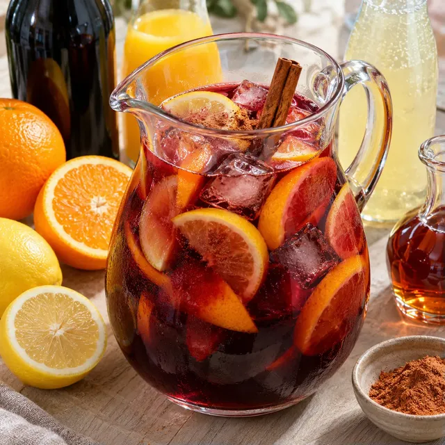Sangria douce aux agrumes