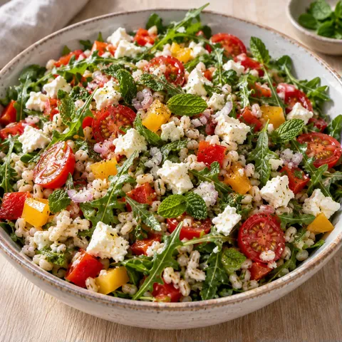 Orge feta roquette