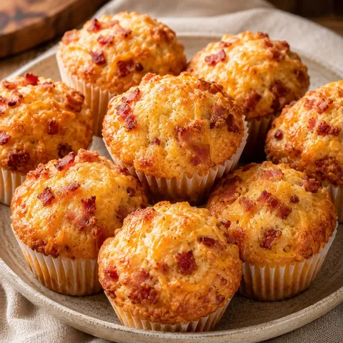 Muffins Lardons Fromage
