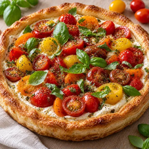 Tomates été basilic