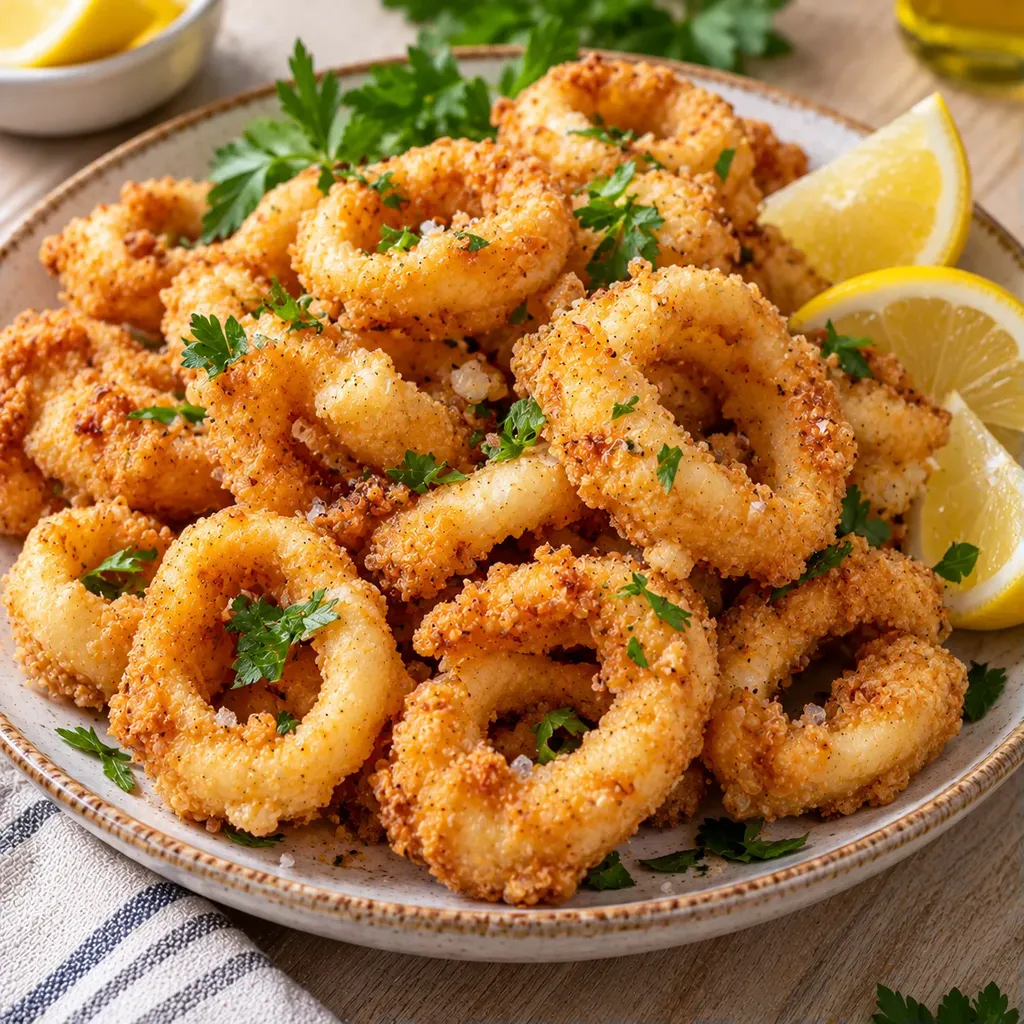 Calamars croustillants maison