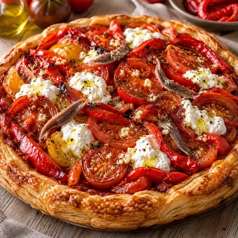 Tomates poivrons croustillante