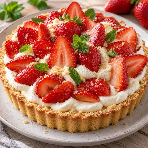 Fraise vanille sablée