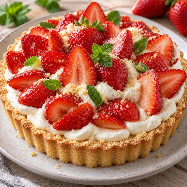 Fraise vanille sablée