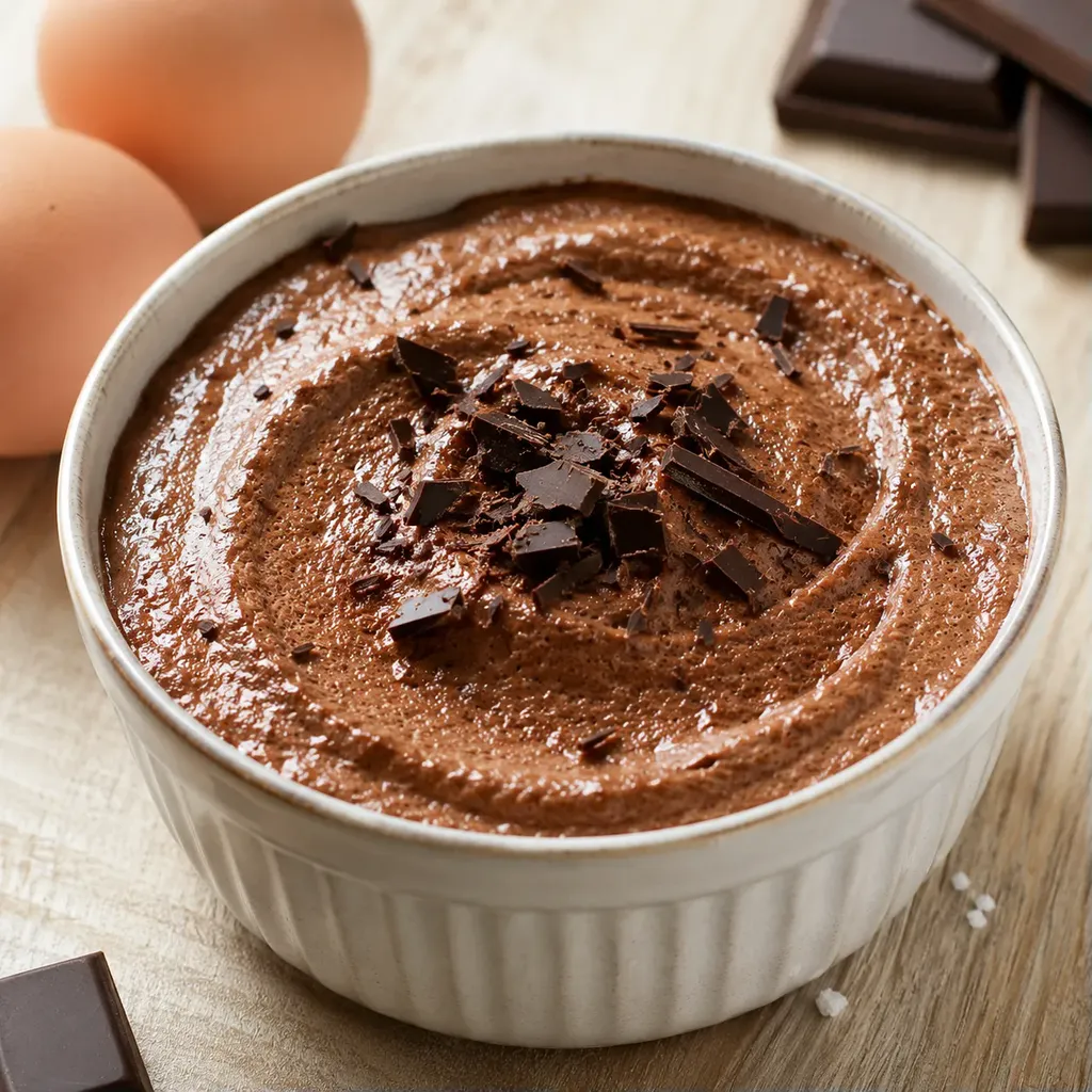 Chocolat mousse simple