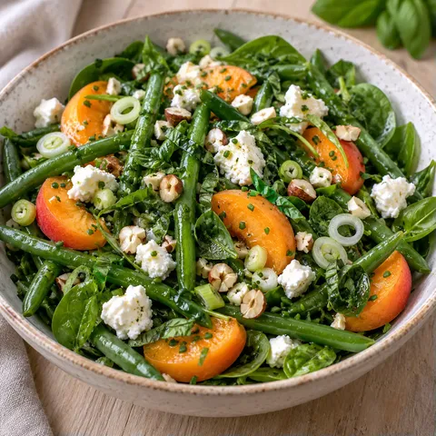 haricots chèvre abricots