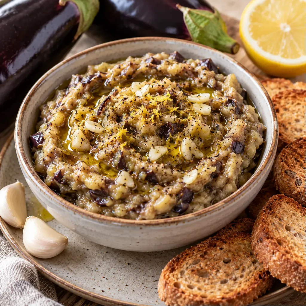Tartinable aubergines facile