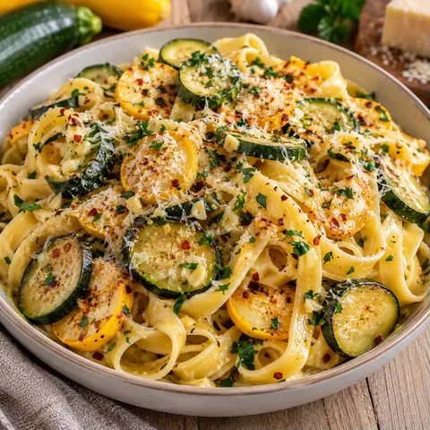 Courgettes ail parmesan piment