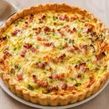 Poireaux et lardons