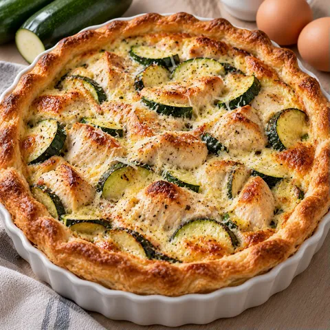 Poulet et courgettes maison