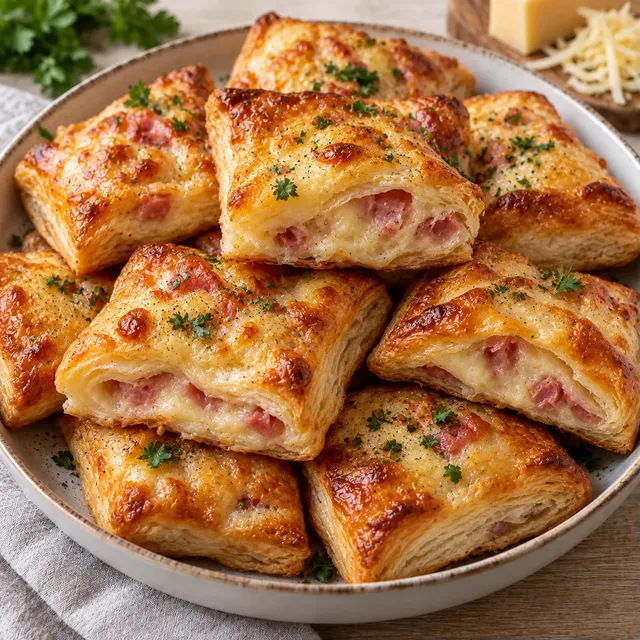 Feuilletés Fromage Lardons