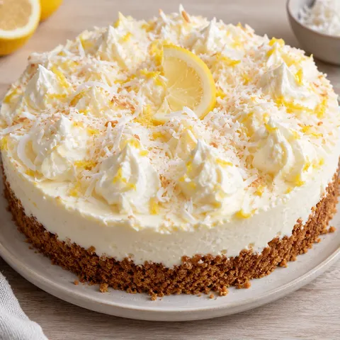 Coco citron tarte fraîche
