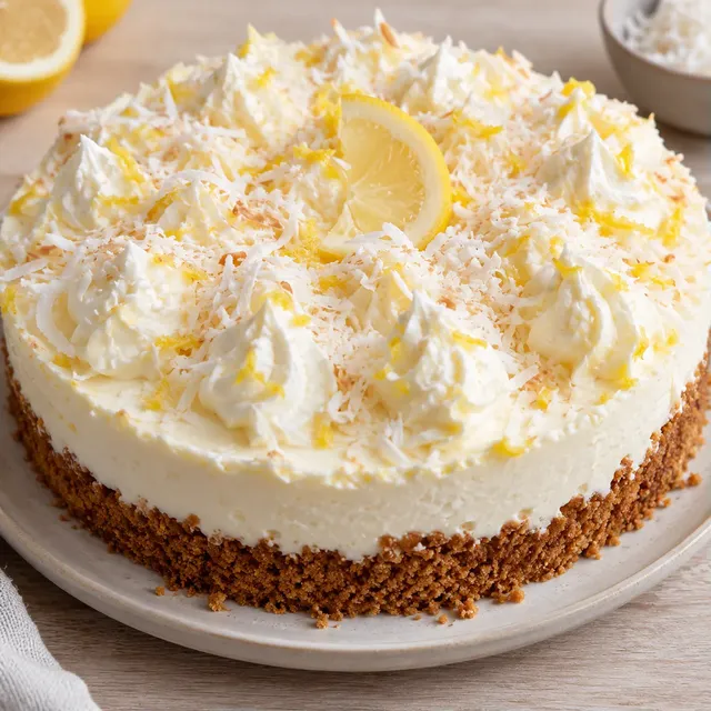 Coco citron tarte fraîche