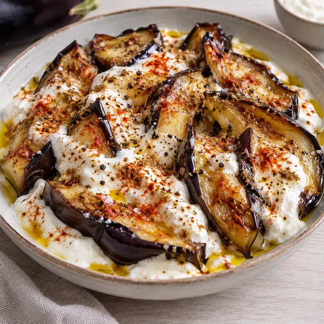 Aubergines ail yaourt