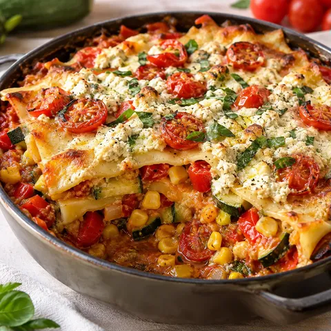 Lasagnes d'été légères