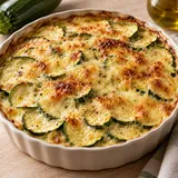 Courgettes et gruyère