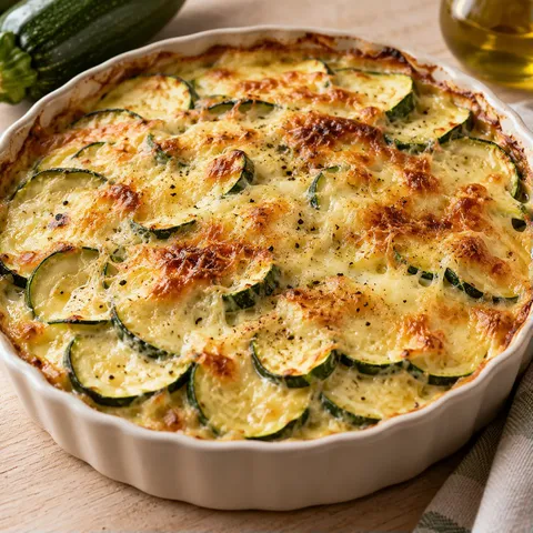 Courgettes et gruyère