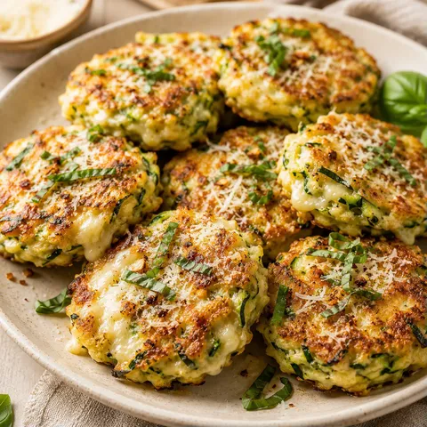 Galettes courgette au fromage