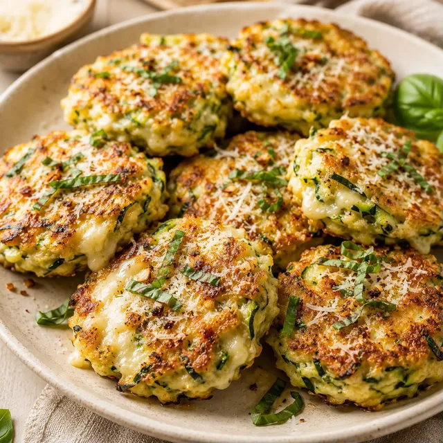 Galettes courgette au fromage