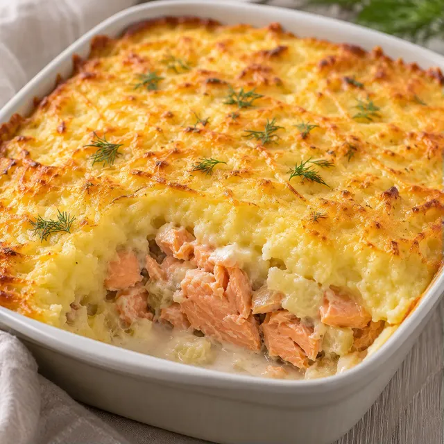 Gratin Saumon Fondant