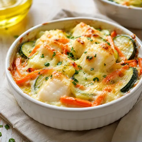 Gratins poisson légumes