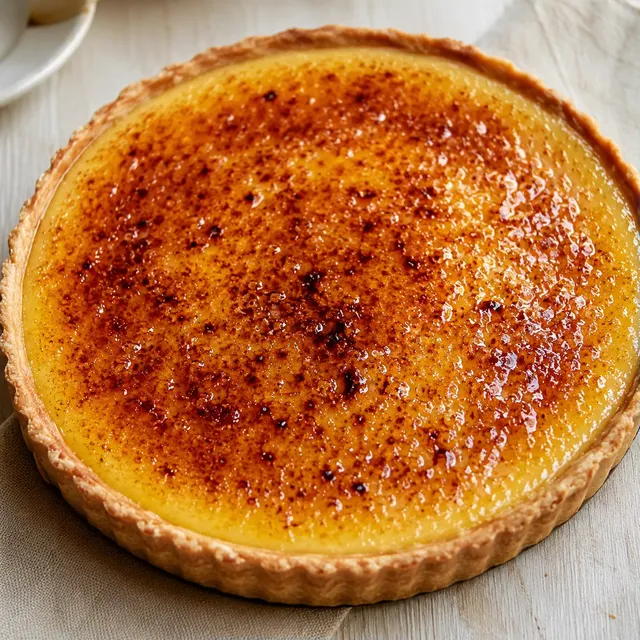 Tarte brûlée citronnée