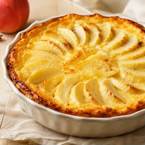 Flan pommes onctueux
