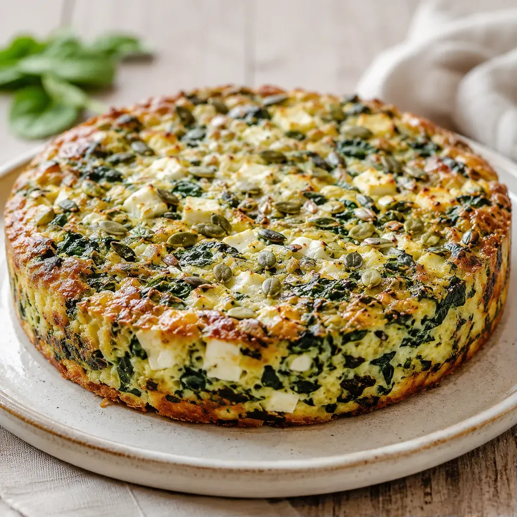 Épinards & Feta Cake