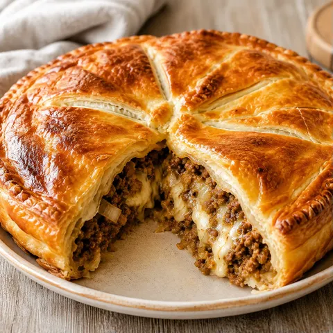 Feuilleté Viande Fromage