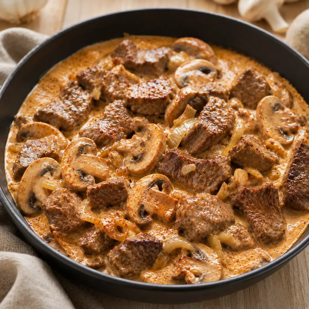 Bœuf et champignons
