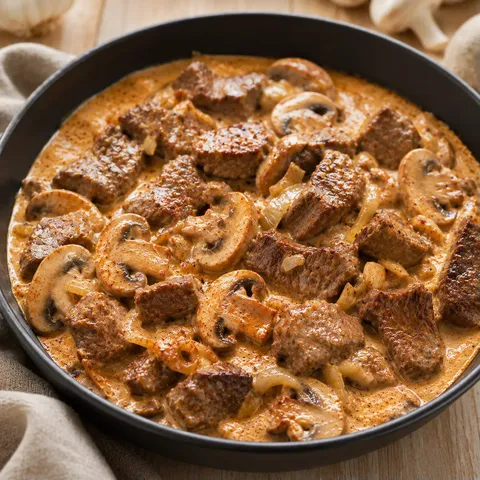 Bœuf et champignons