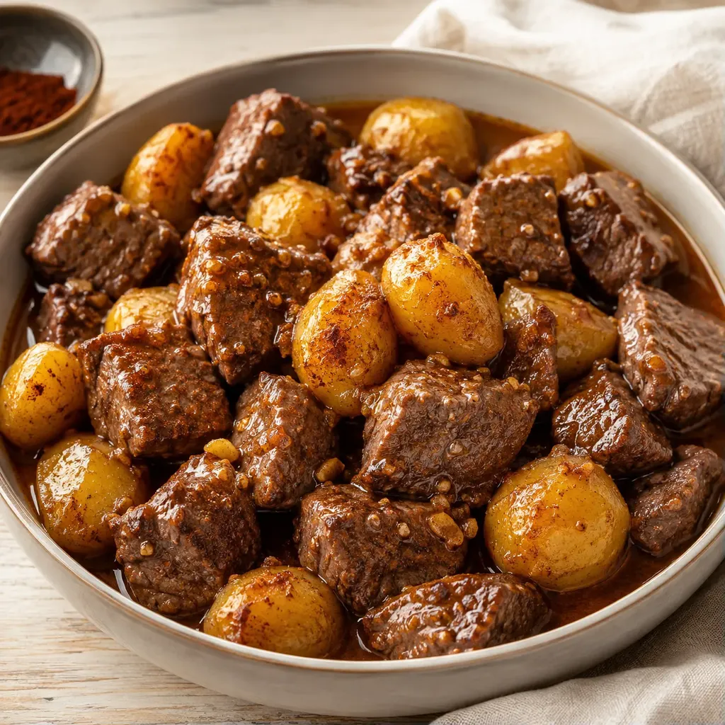 Bœuf et pommes ailées