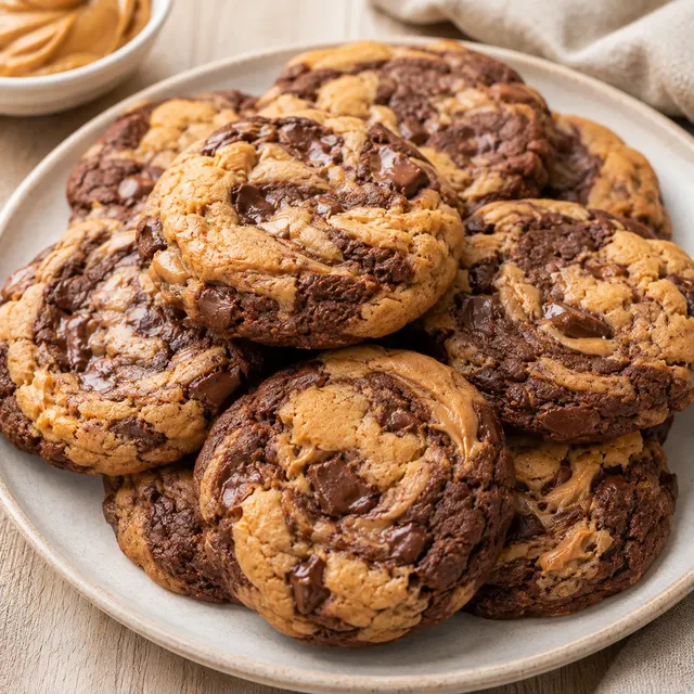 Chocolat et cacahuète