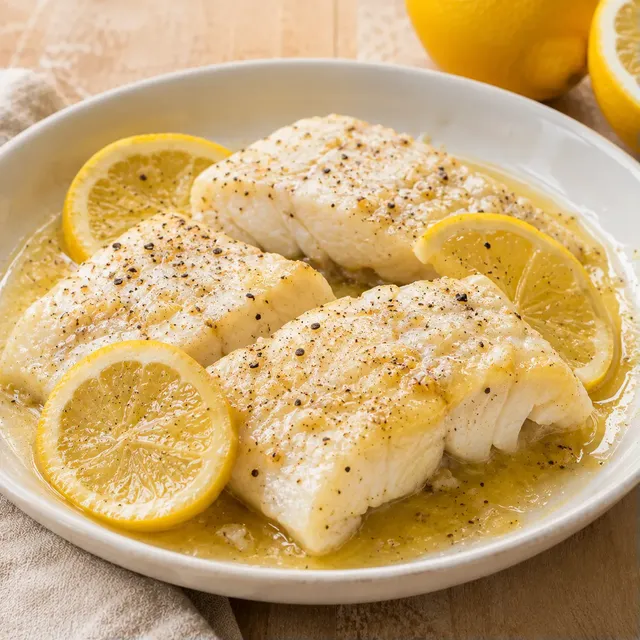 Citron et morue simple
