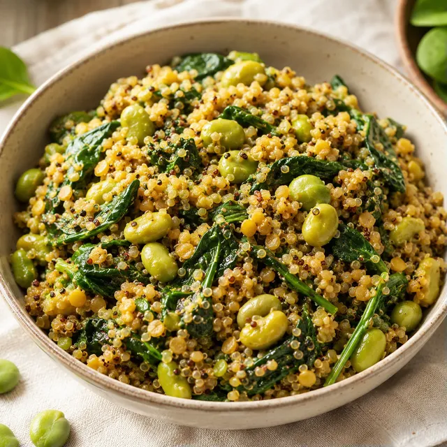 Quinoa, Épinards et Dhal