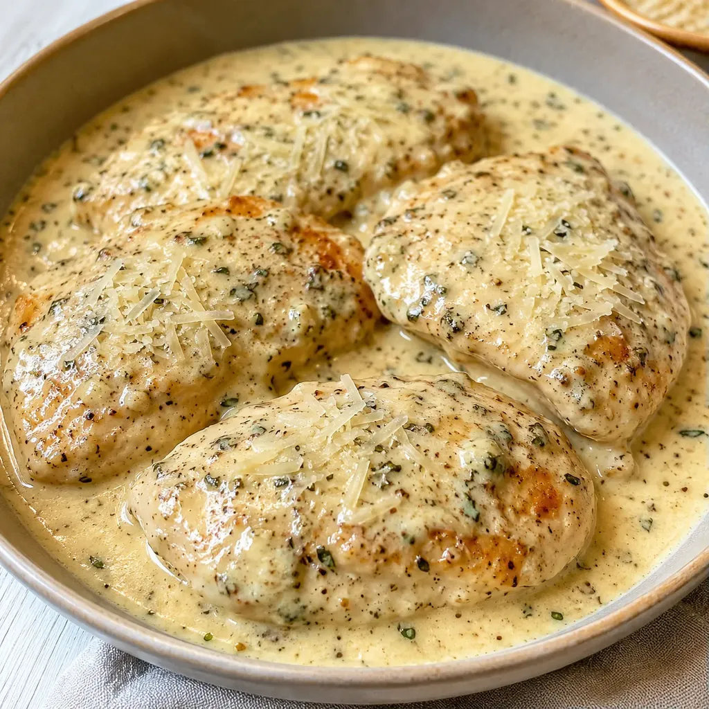 Poulet crémeux maison