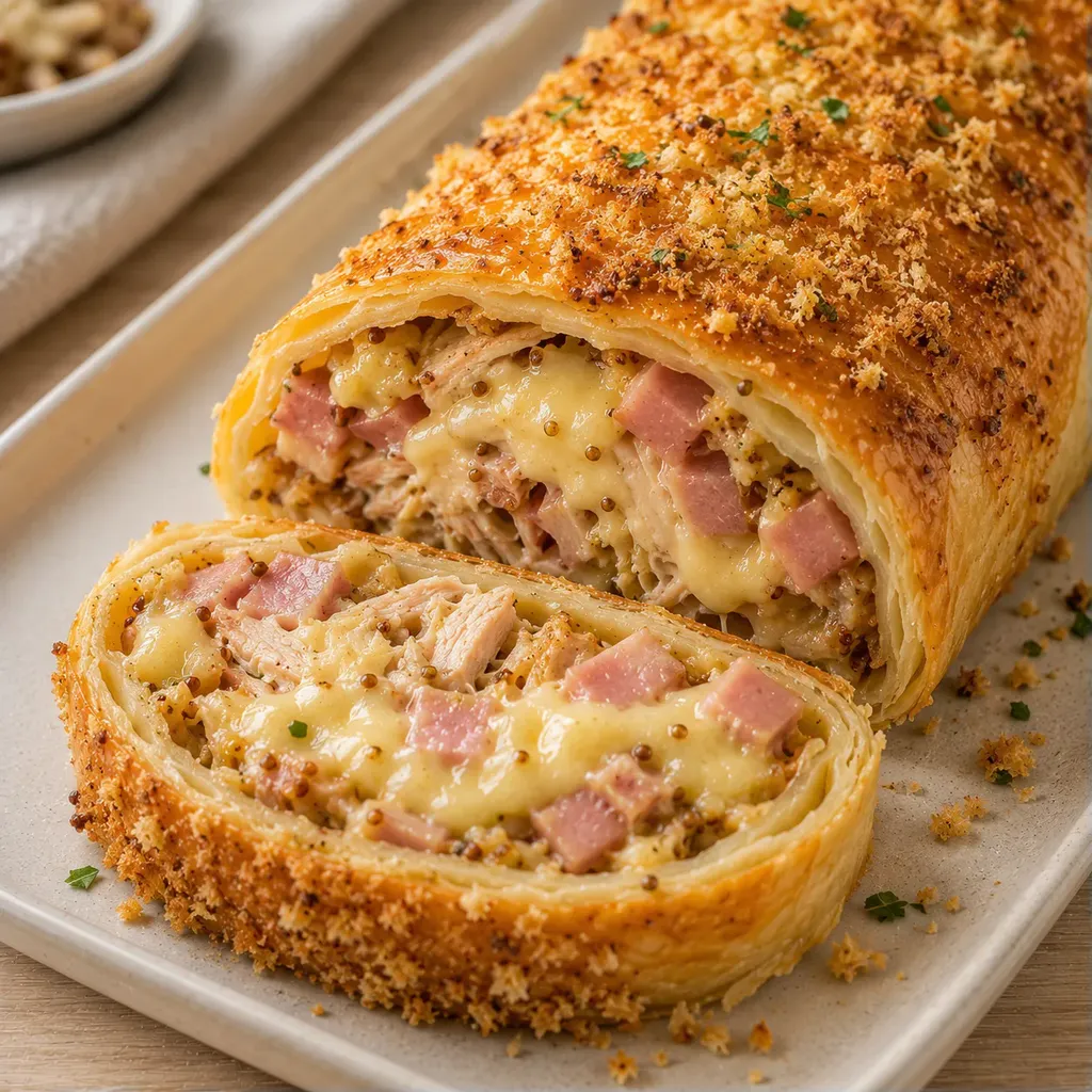 Poulet façon cordon bleu
