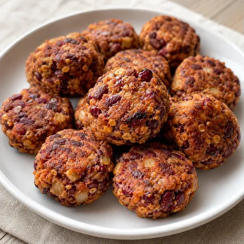 Boulettes Végétariennes aux Haricots Rouges