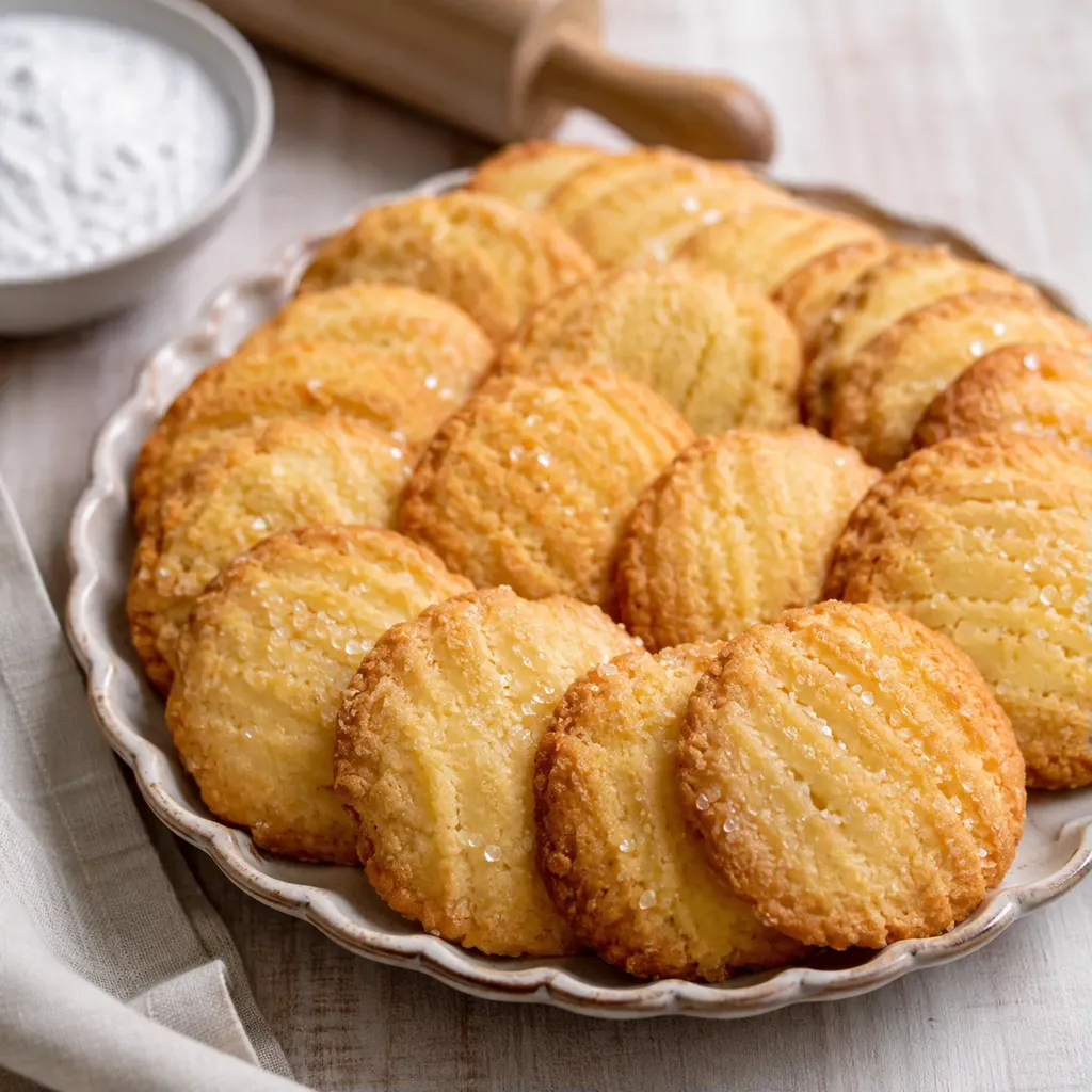 Biscuits croustillants beurre