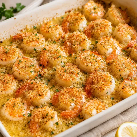 Crevettes Four Citron Beurre