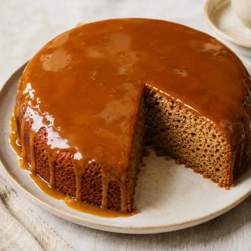 Gâteau moelleux caramel