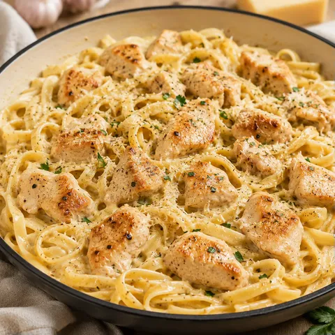 Poulet parmesan crémeux