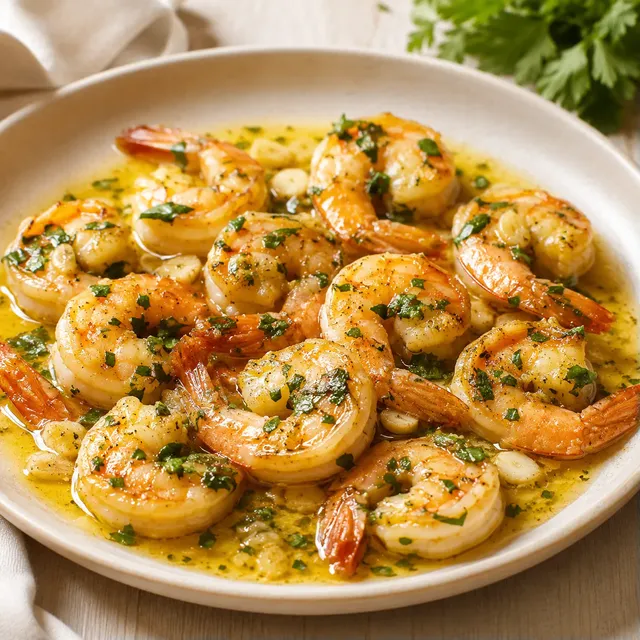Gambas ail beurre