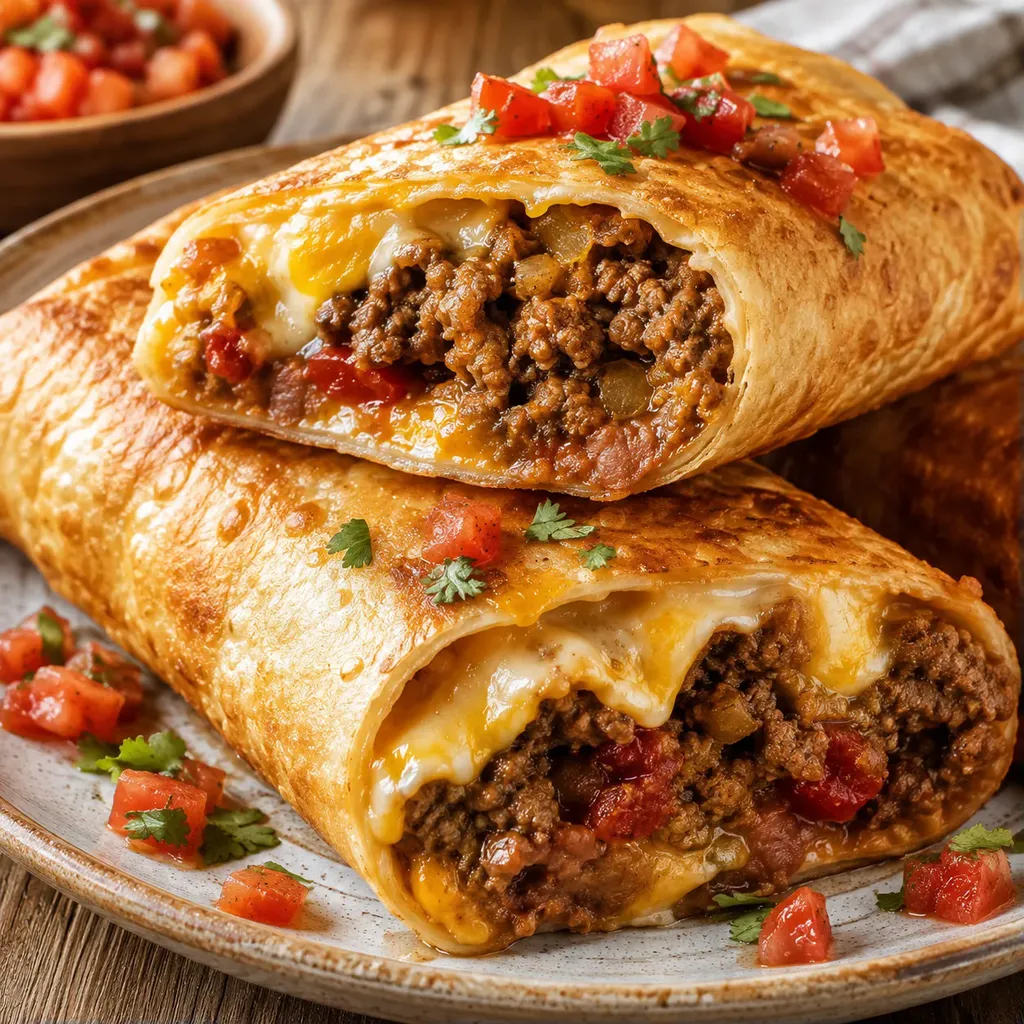Boeuf Chimichangas