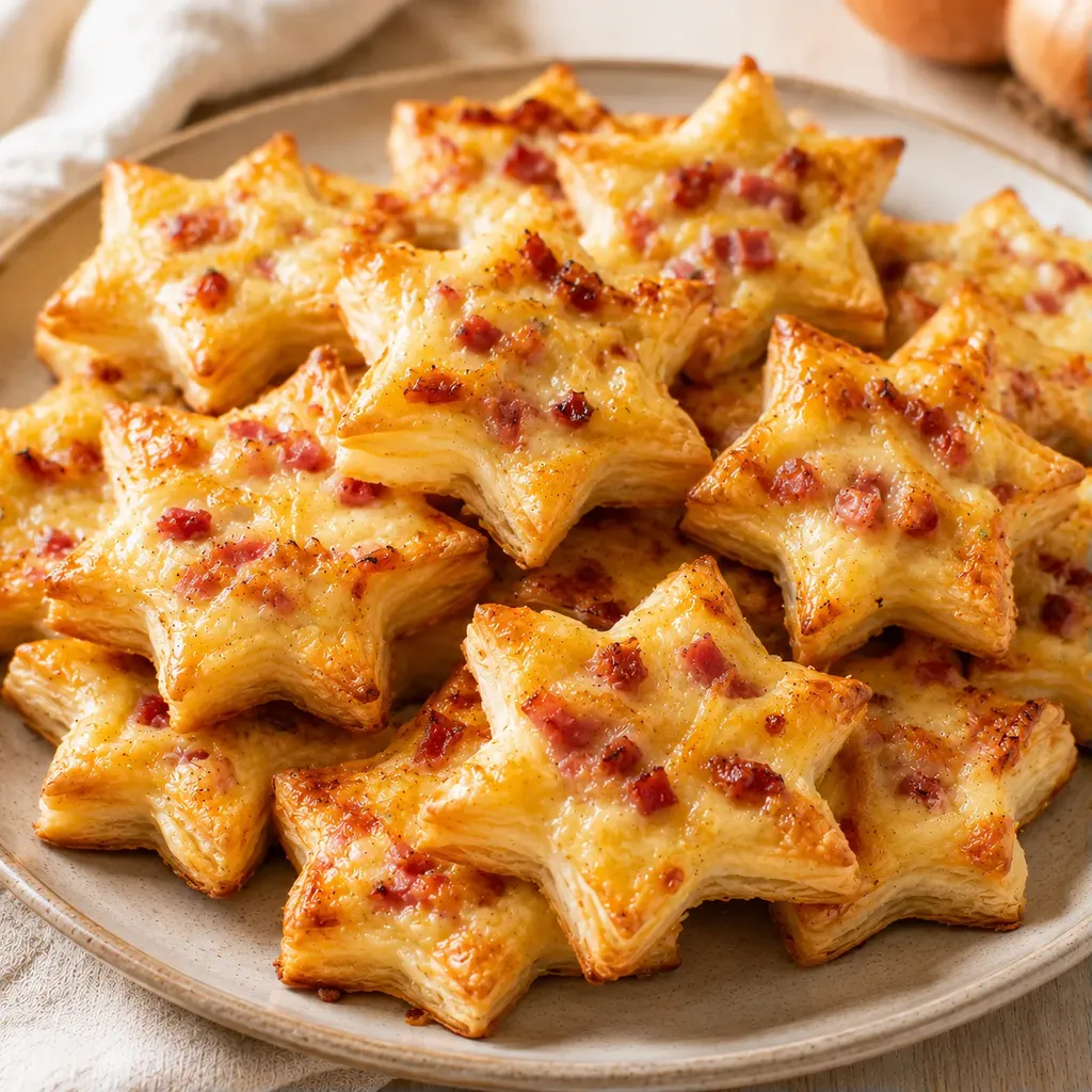 Étoiles salées bacon