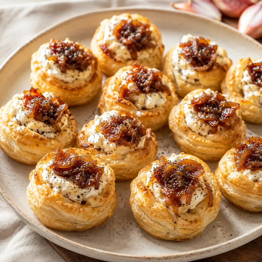Chèvre et Oignons Garnis