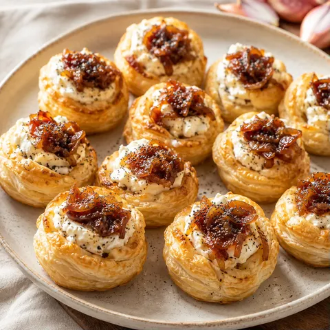 Chèvre et Oignons Garnis