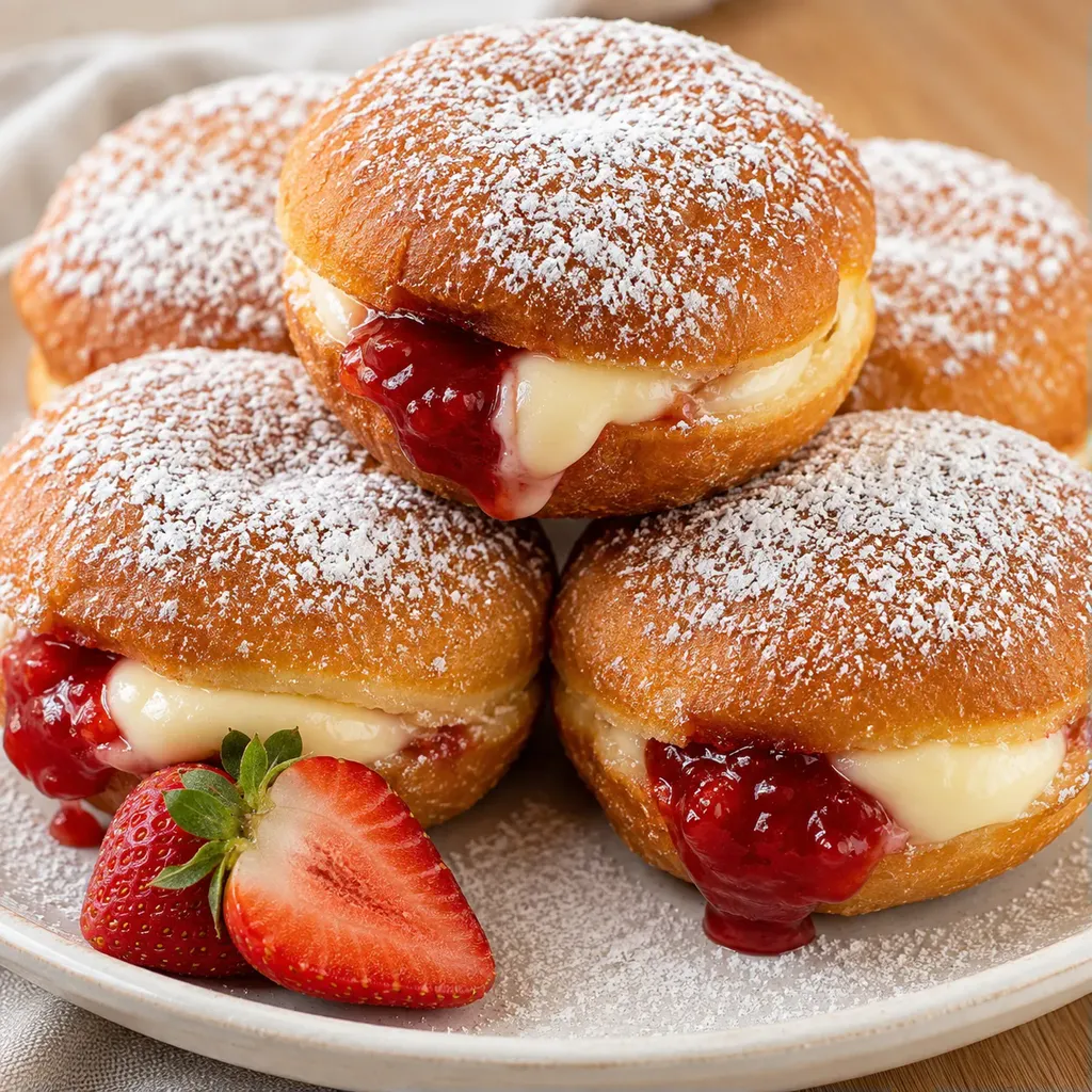 Beignets Fraise et Crème