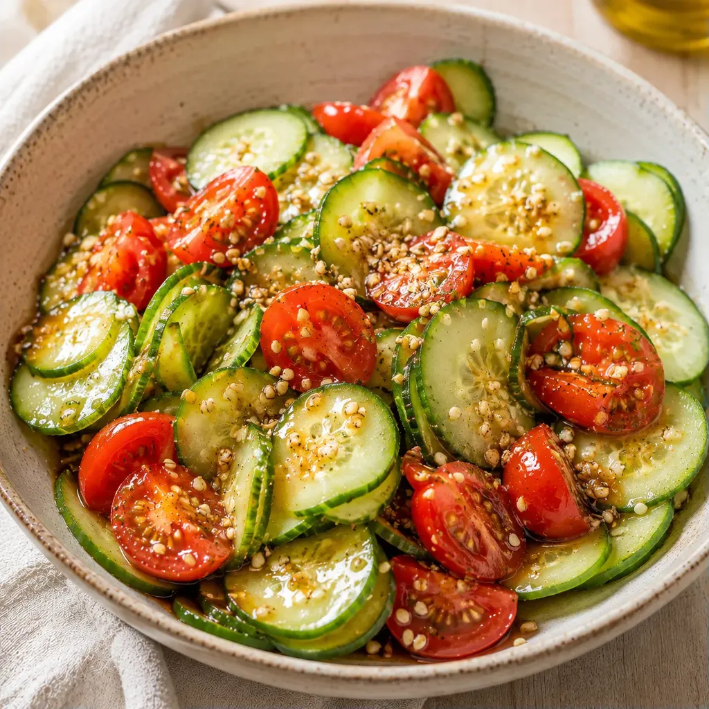 Tomates Ponzu Concombres