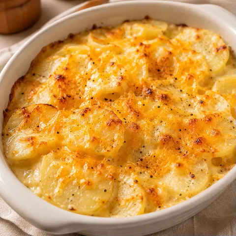 Gratin crémeux cheddar